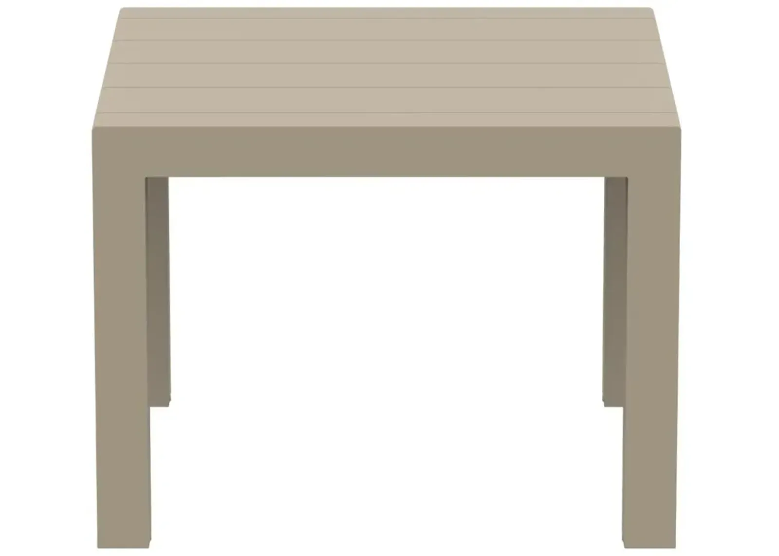 Compamia Resin Top Indoor- Outdoor Rectangular Dining Table in Taupe