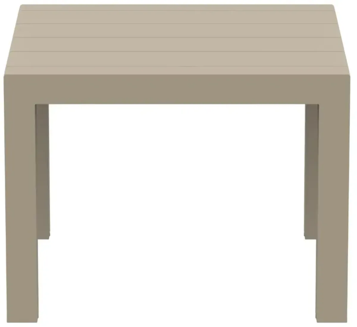 Compamia Resin Top Indoor- Outdoor Rectangular Dining Table in Taupe