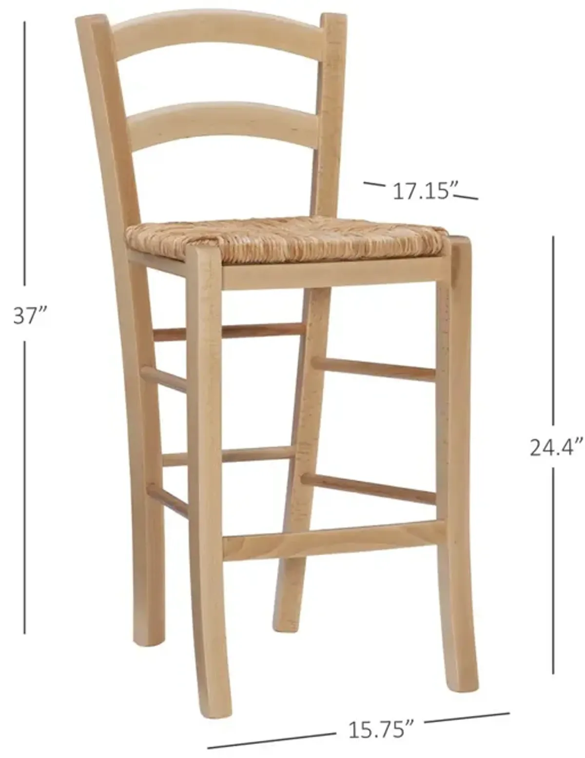 EMILO COUNTER STOOL - NATURAL