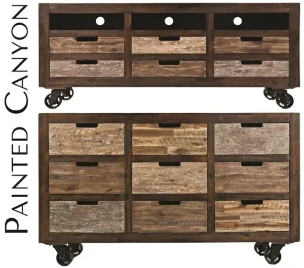 Jofran Painted Canyon Accent Chest