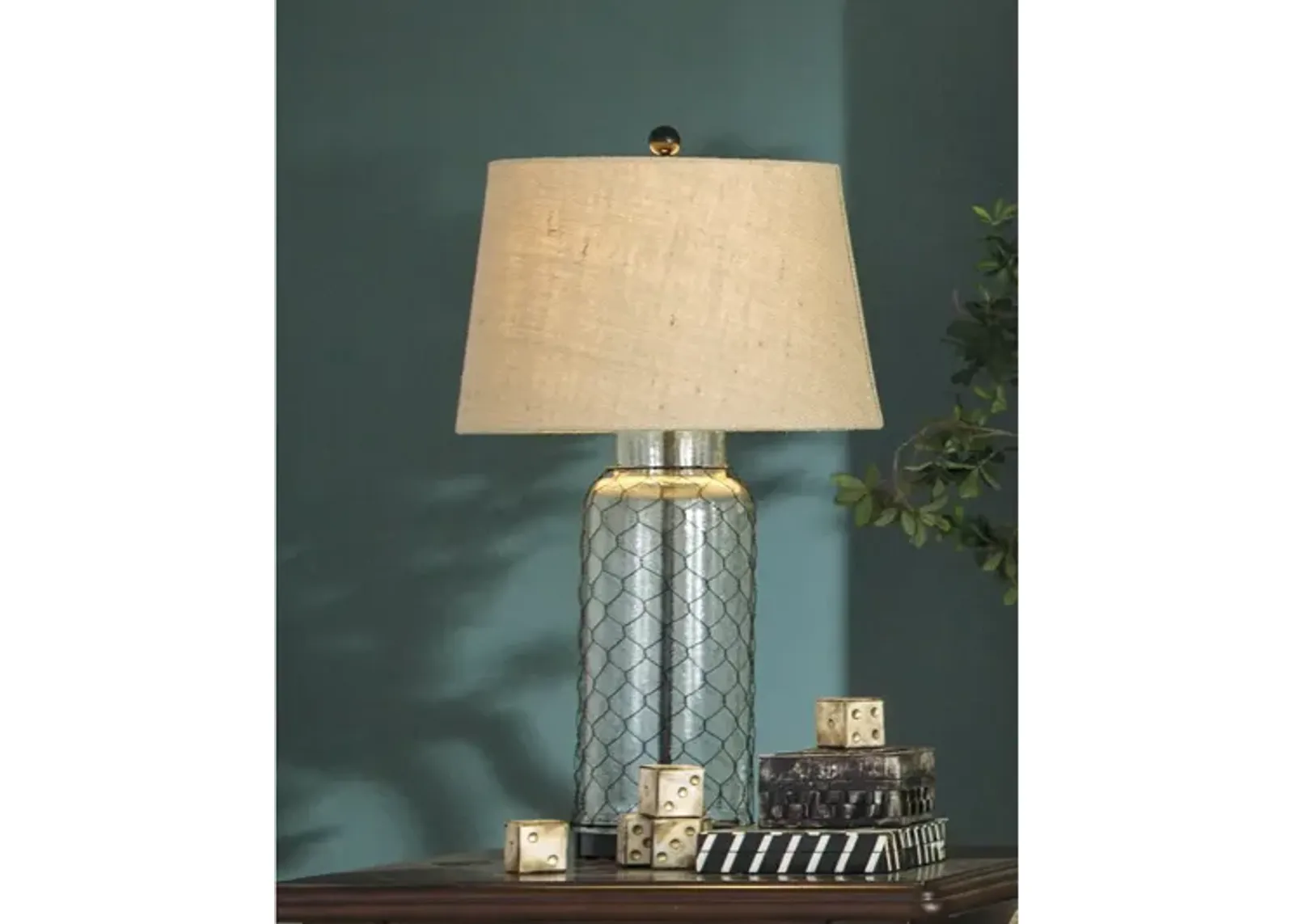 Ashley Sharmayne Table Lamp Transparent Signature Design