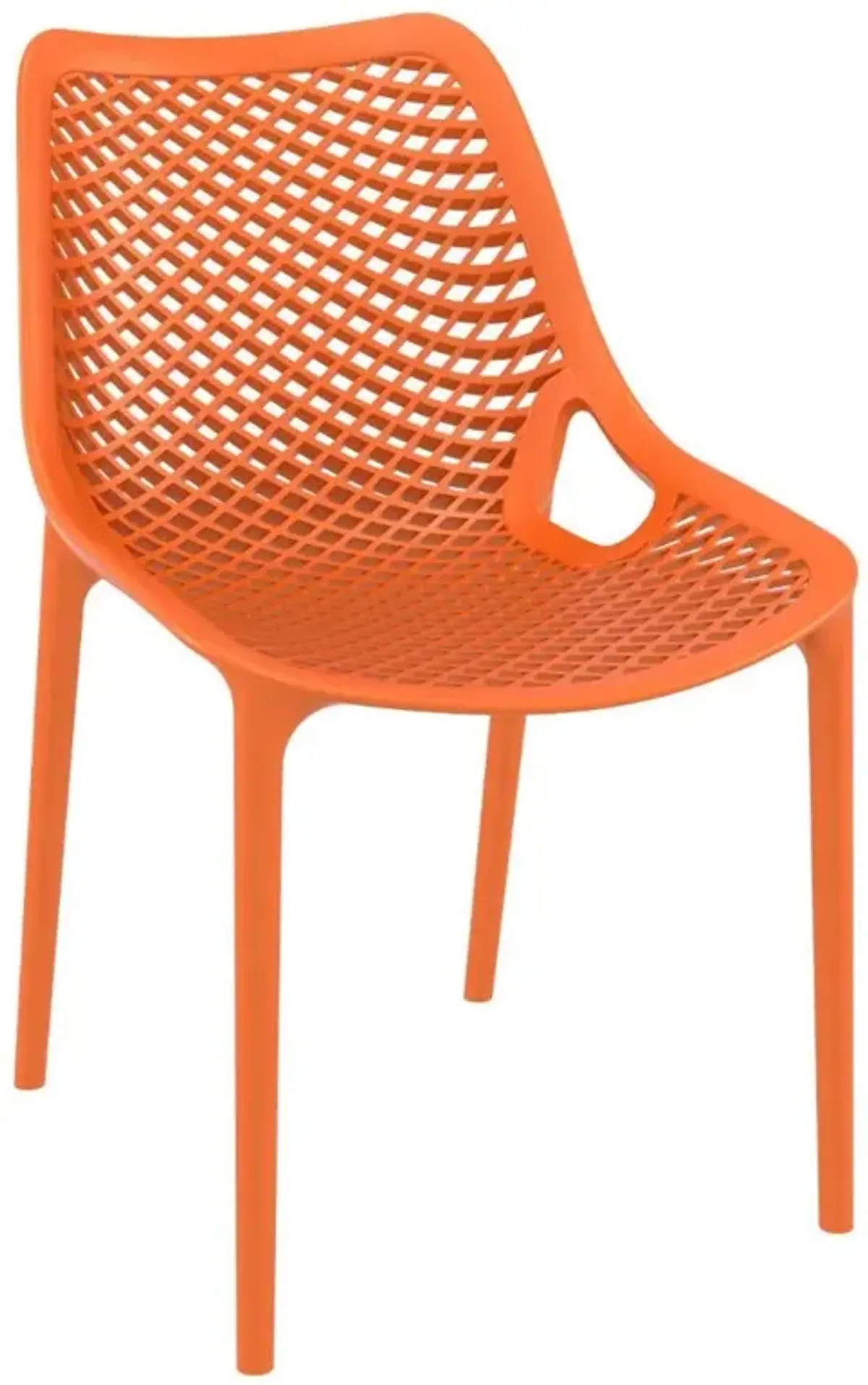 AIR OUTDOOR DINING CHAIR ORANGE