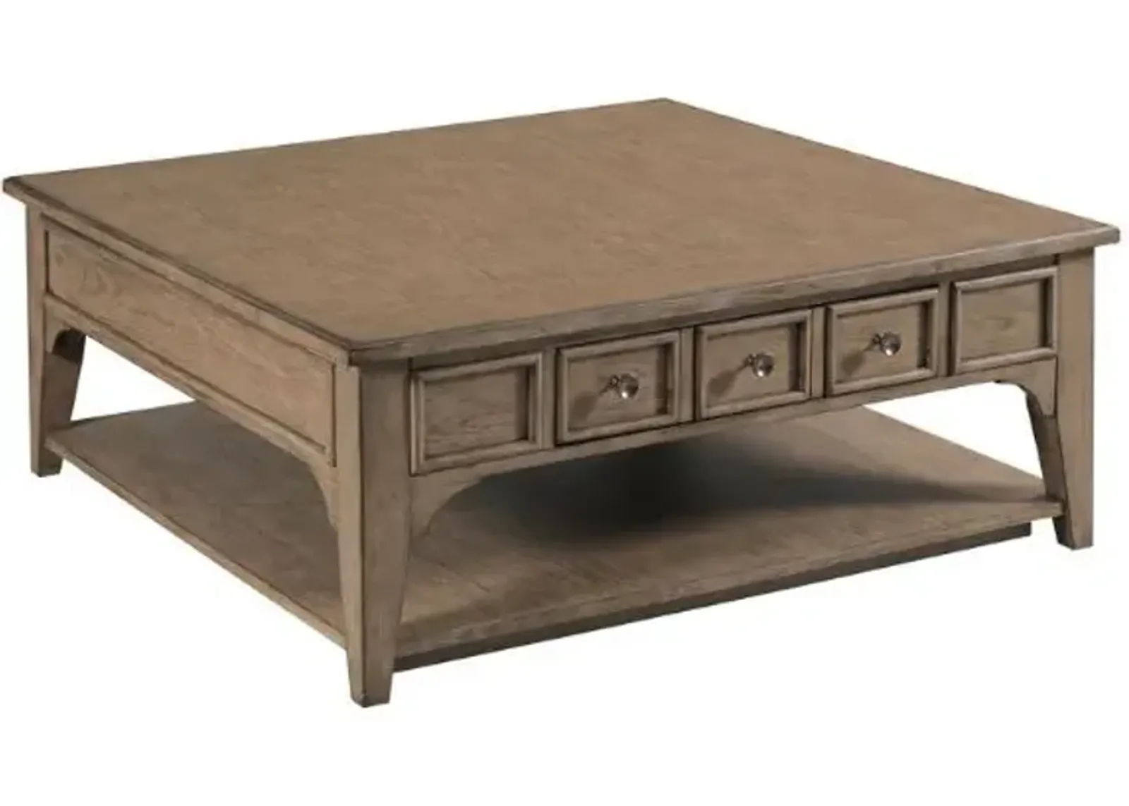 Hammary Carmine Latte Beatrix Square Coffee Table