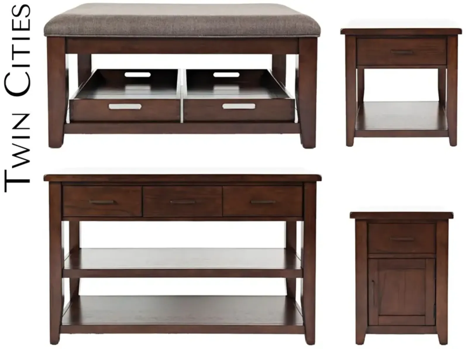 Jofran Twin Cities Sofa Table