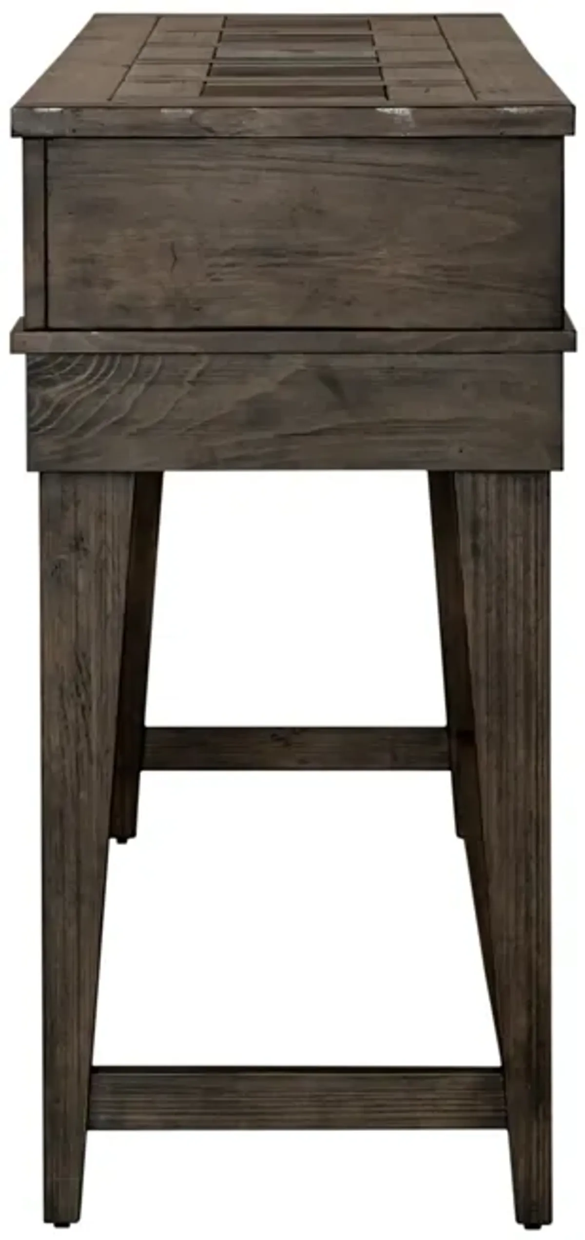 Liberty Furniture Arrowcreek Weathered Stone Console Bar Table