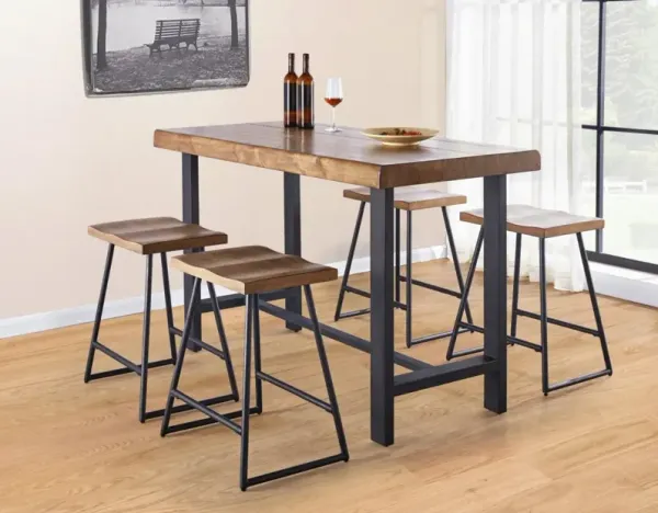 Steve Silver 3-Piece Landon Counter-Height Table with 2 Counter Stools
