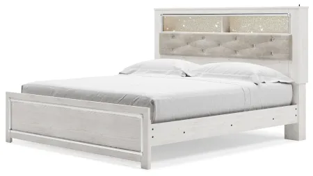 ALTYRA KING PANEL BOOKCASE BED WHITE SIGNATURE DESIGN