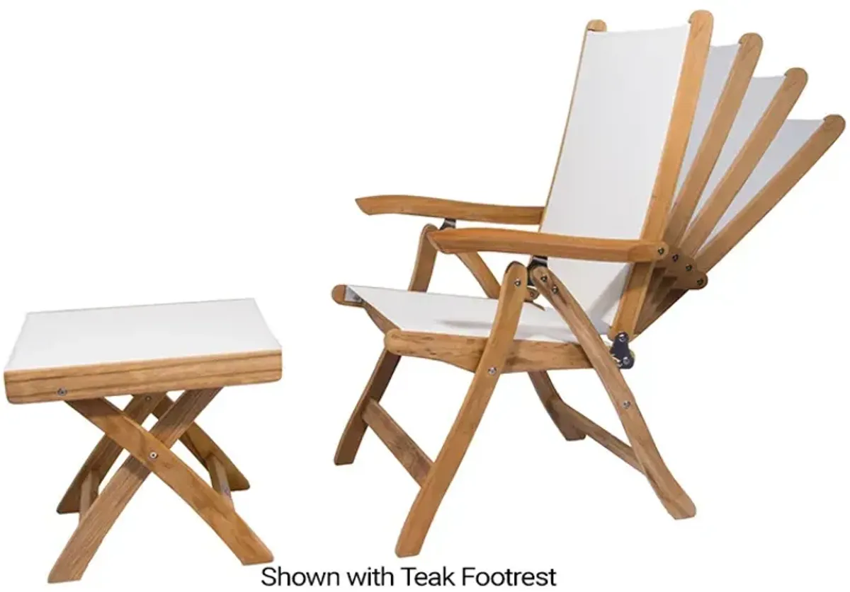 Royal Teak Florida Outdoor Navy Sling Chair