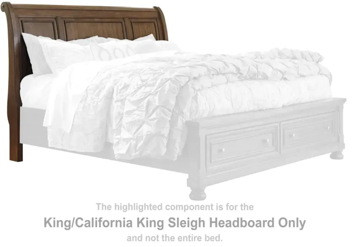 Ashley Flynnter Sleigh Medium Brown California King/King Headboard