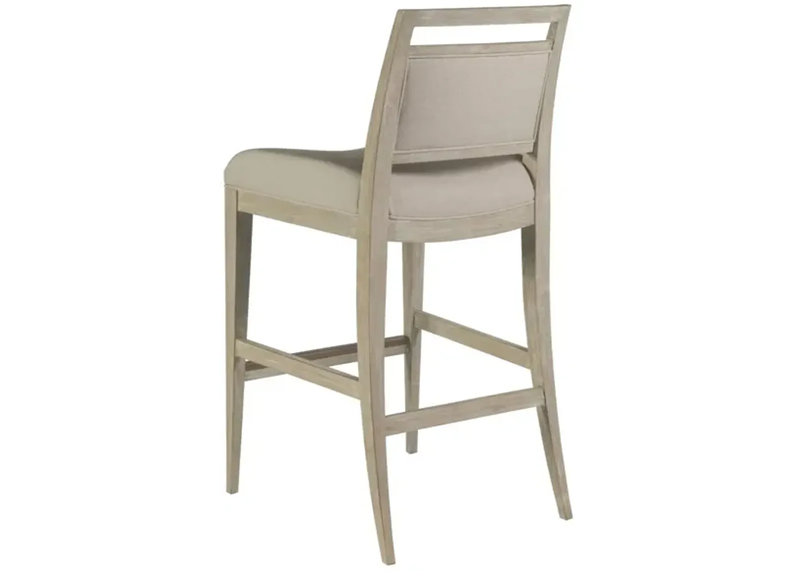 Artistica Home by Lexington Cohesion Program Nico 30.5 Inch Upholstered Wood Bar Stool White Washed/Beige