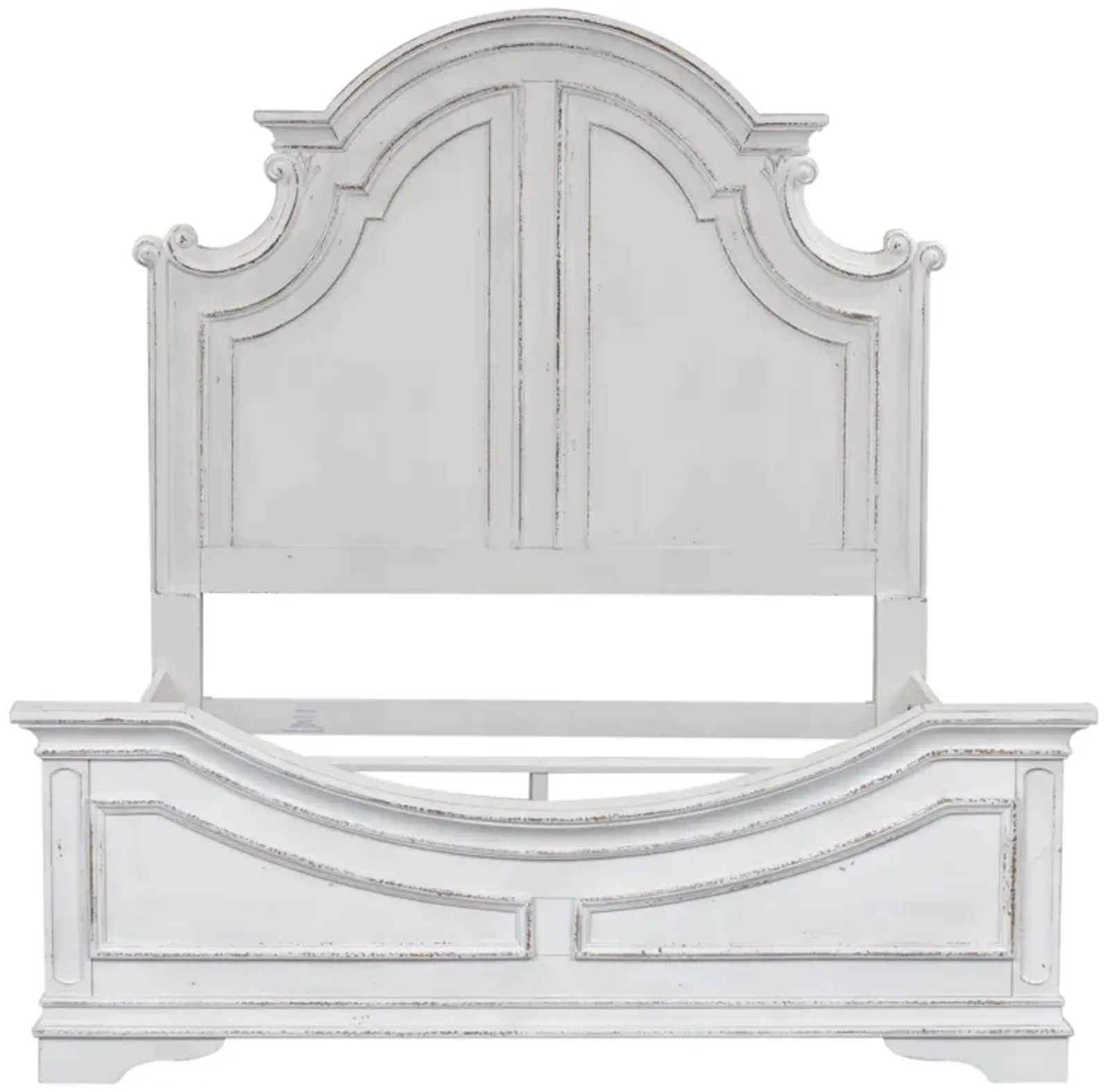 Liberty Furniture Complete Queen Bedroom Set Panel Bed, Dresser, Mirror & Chest Magnolia Manor