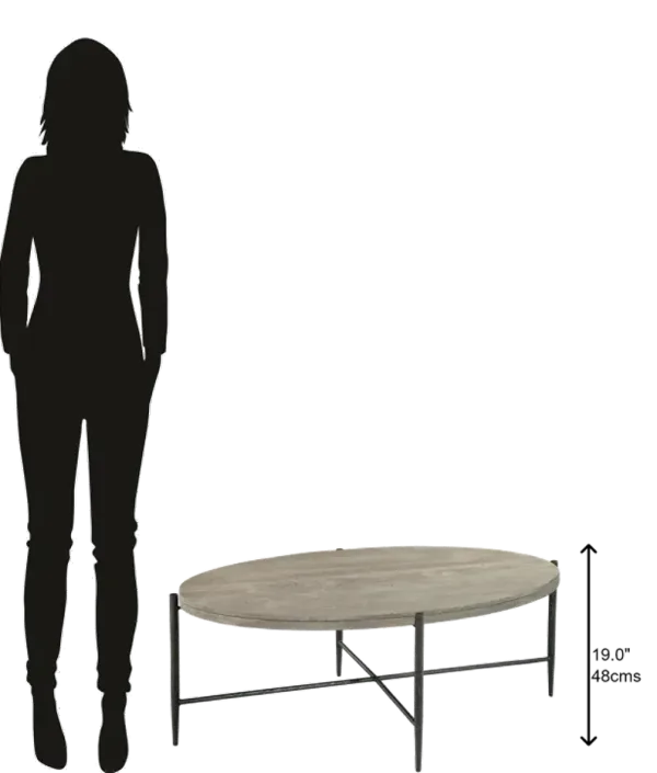 Hekman Oval Coffee Table