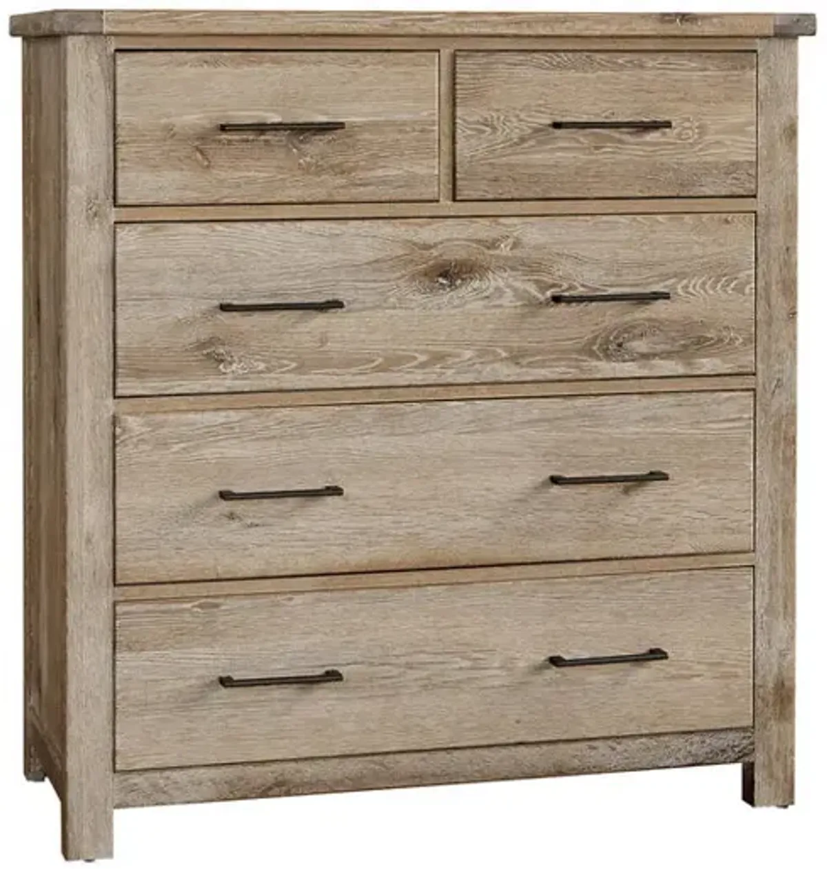 Vaughan-Bassett Dovetail Sun Bleached White Standing Dresser