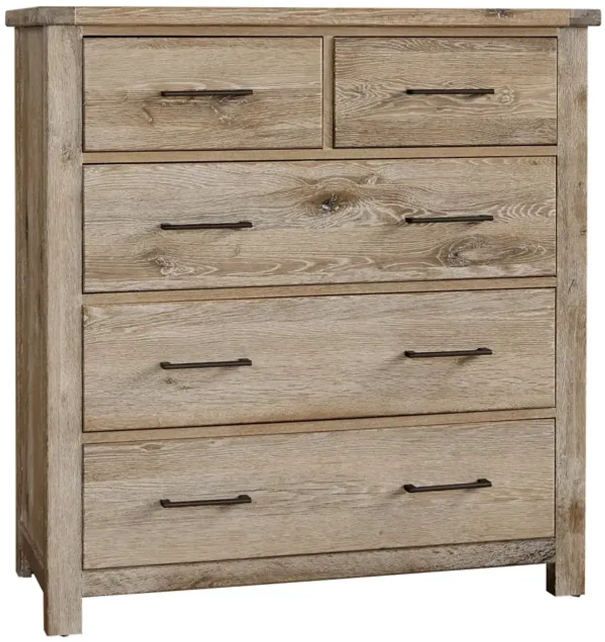 Vaughan-Bassett Dovetail Sun Bleached White Standing Dresser