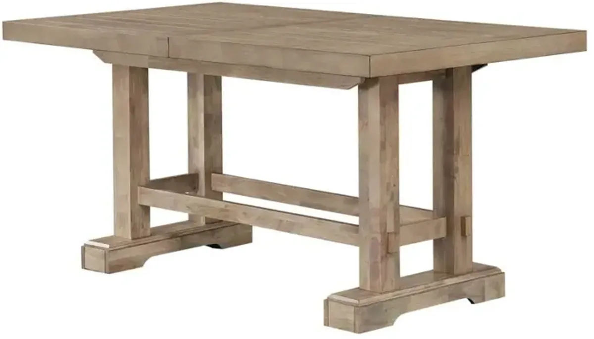 Steve Silver Napa 108 Inch Counter-Height Table with 8 Inch Leaves Sand