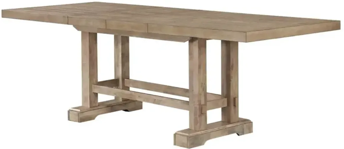 Steve Silver Napa 108 Inch Counter-Height Table with 8 Inch Leaves Sand