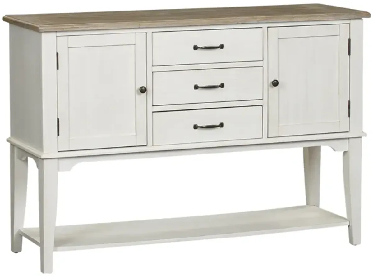 Liberty Furniture Summerville Gray/Soft White Wash Server