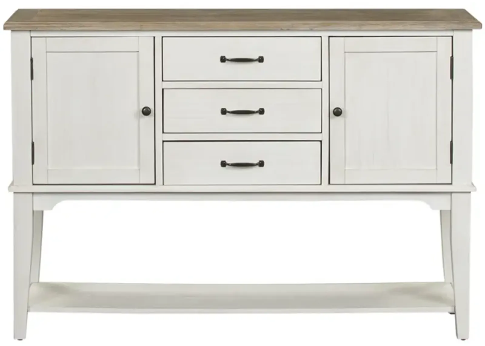 Liberty Furniture Summerville Gray/Soft White Wash Server