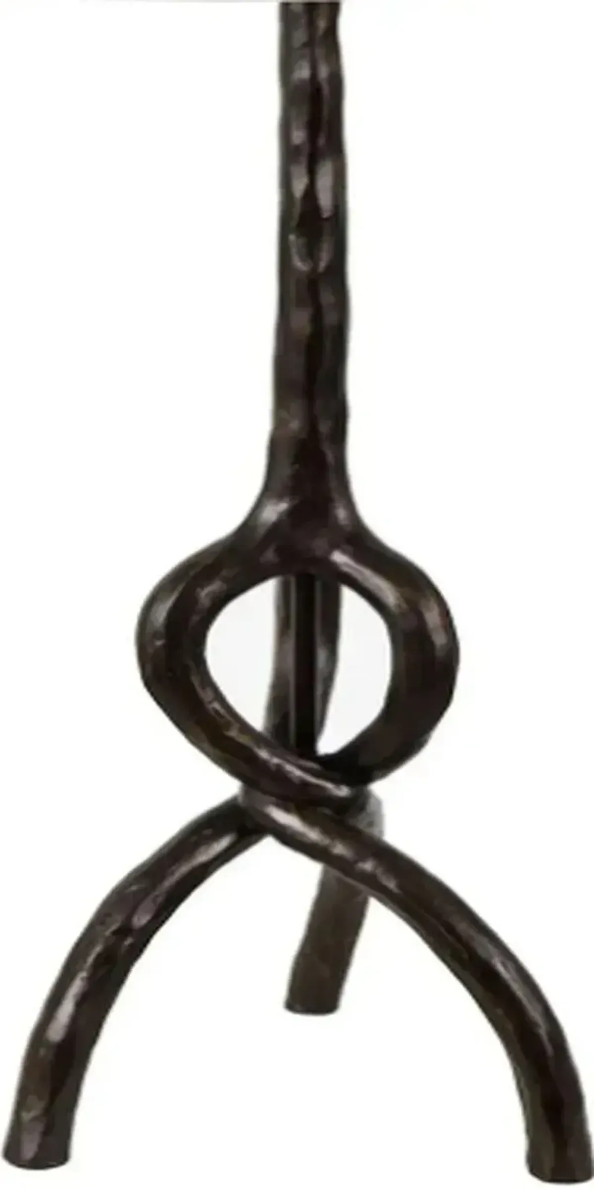 Crestview Twisted Root 2-Piece Black Table Lamp Set