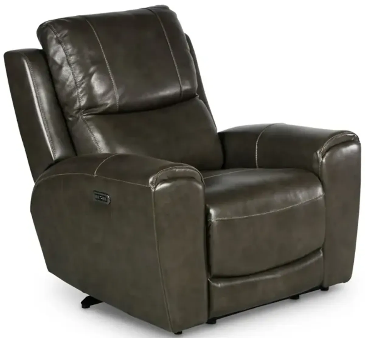 Steve Silver Laurel Grey Dual-Power Recliner Chair