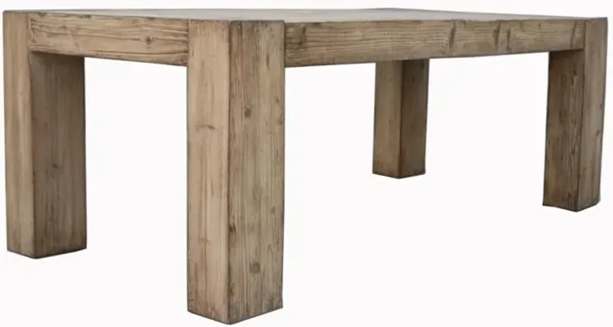 Nest Home Maxwell Old Wood 84 Inch Rectangle Dining Table