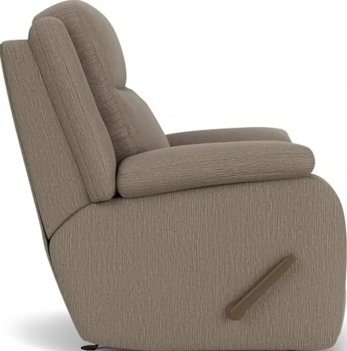 MAGNUS PEWTER ROCKING MANUAL RECLINER