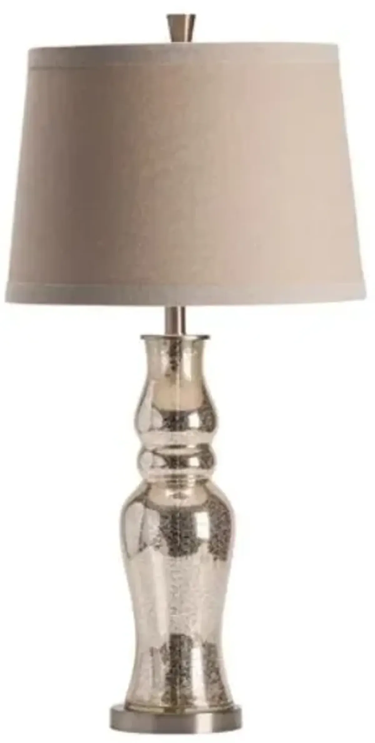 Crestview Chloe I Mercury Glass Table Lamp