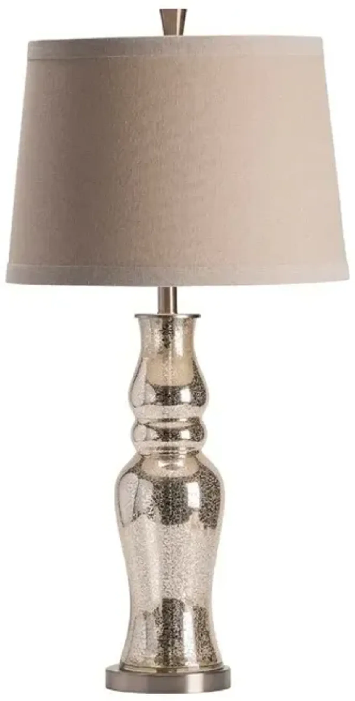 Crestview Chloe I Mercury Glass Table Lamp