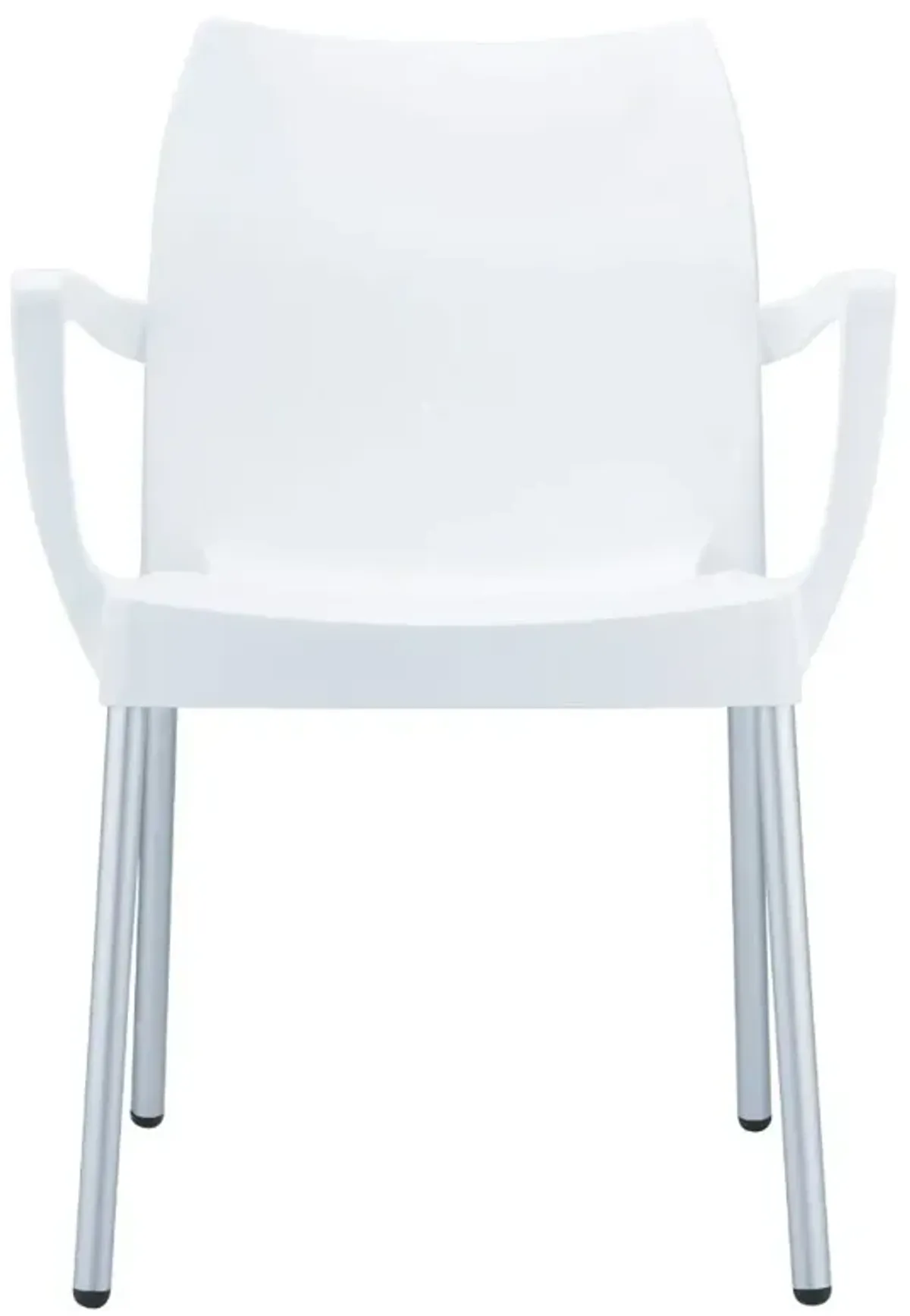 Compamia Dolce Resin Outdoor Arm Patio Chair White