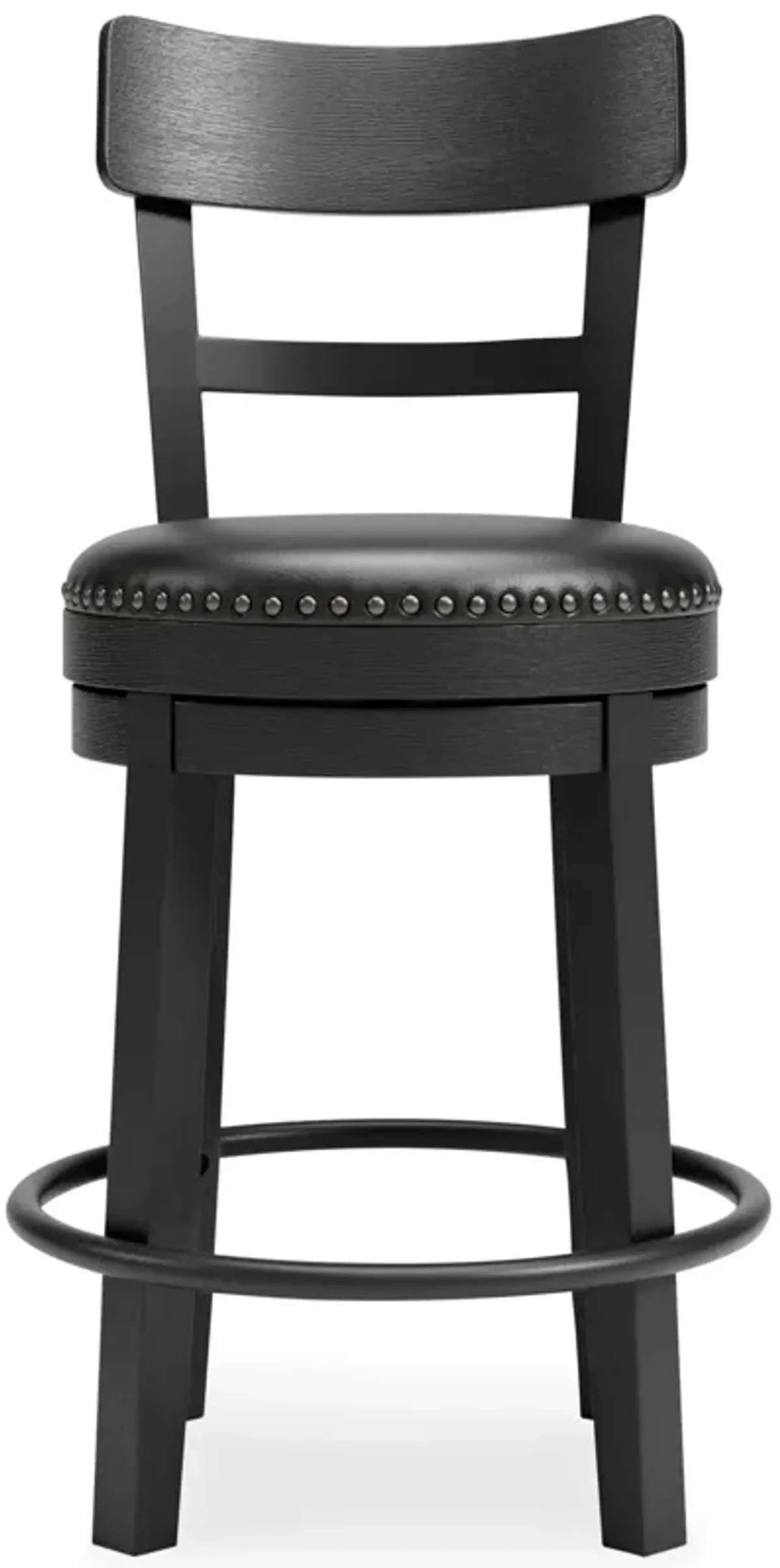 Ashley Valebeck Black Counter-Height Bar Stool