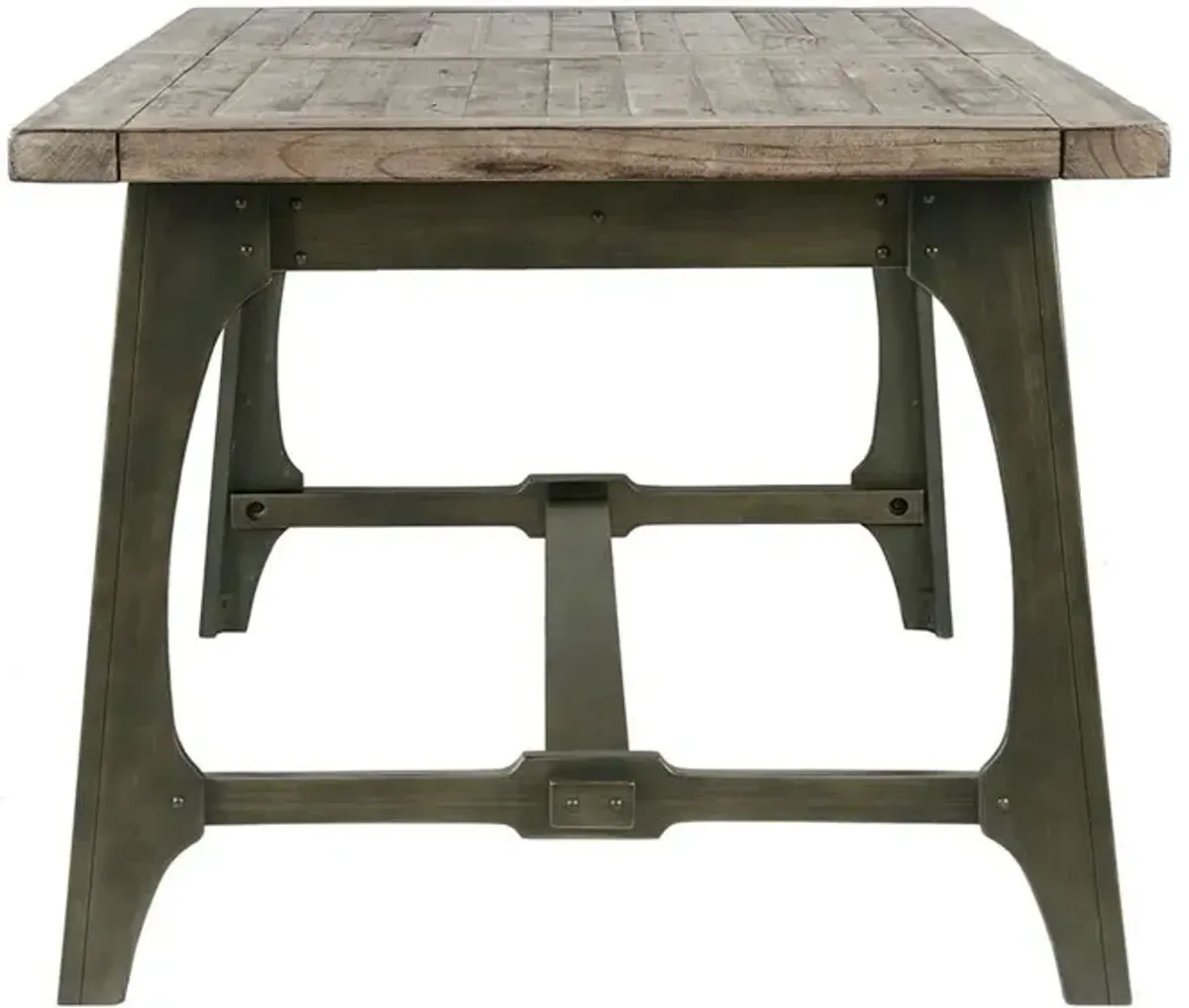 Olliix Ink+Ivy Grey Oliver Extension Dining Table