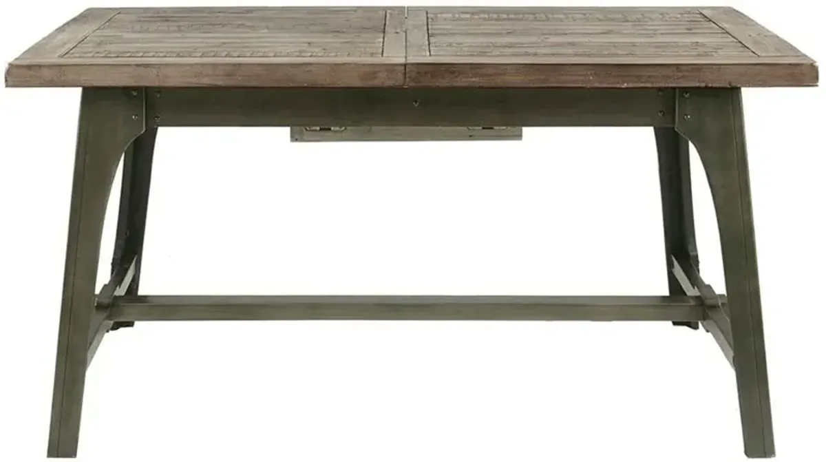 Olliix Ink+Ivy Grey Oliver Extension Dining Table