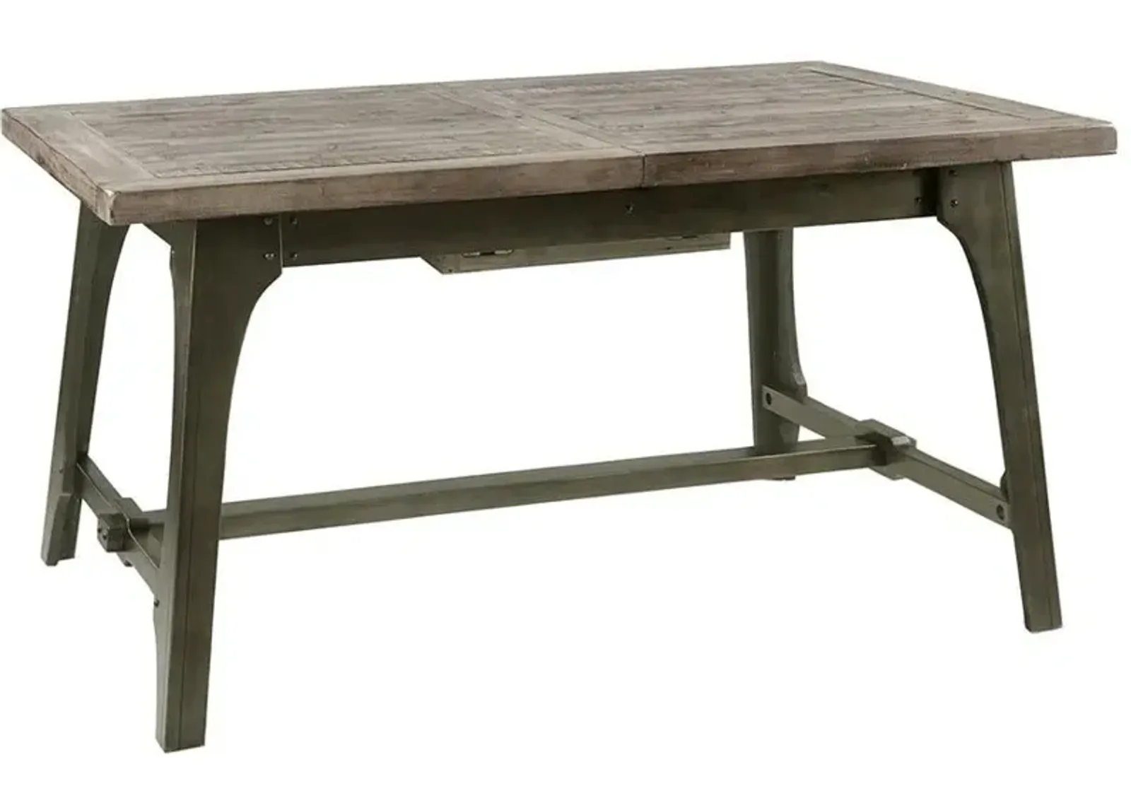 Olliix Ink+Ivy Grey Oliver Extension Dining Table