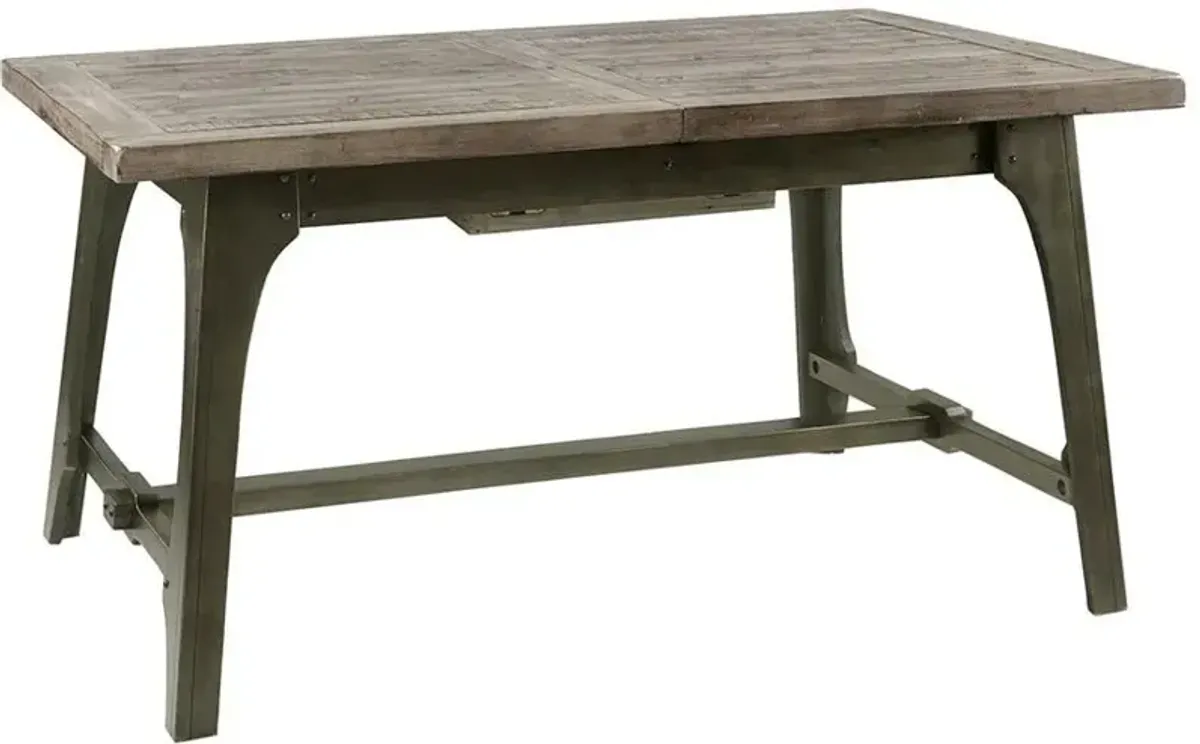 Olliix Ink+Ivy Grey Oliver Extension Dining Table