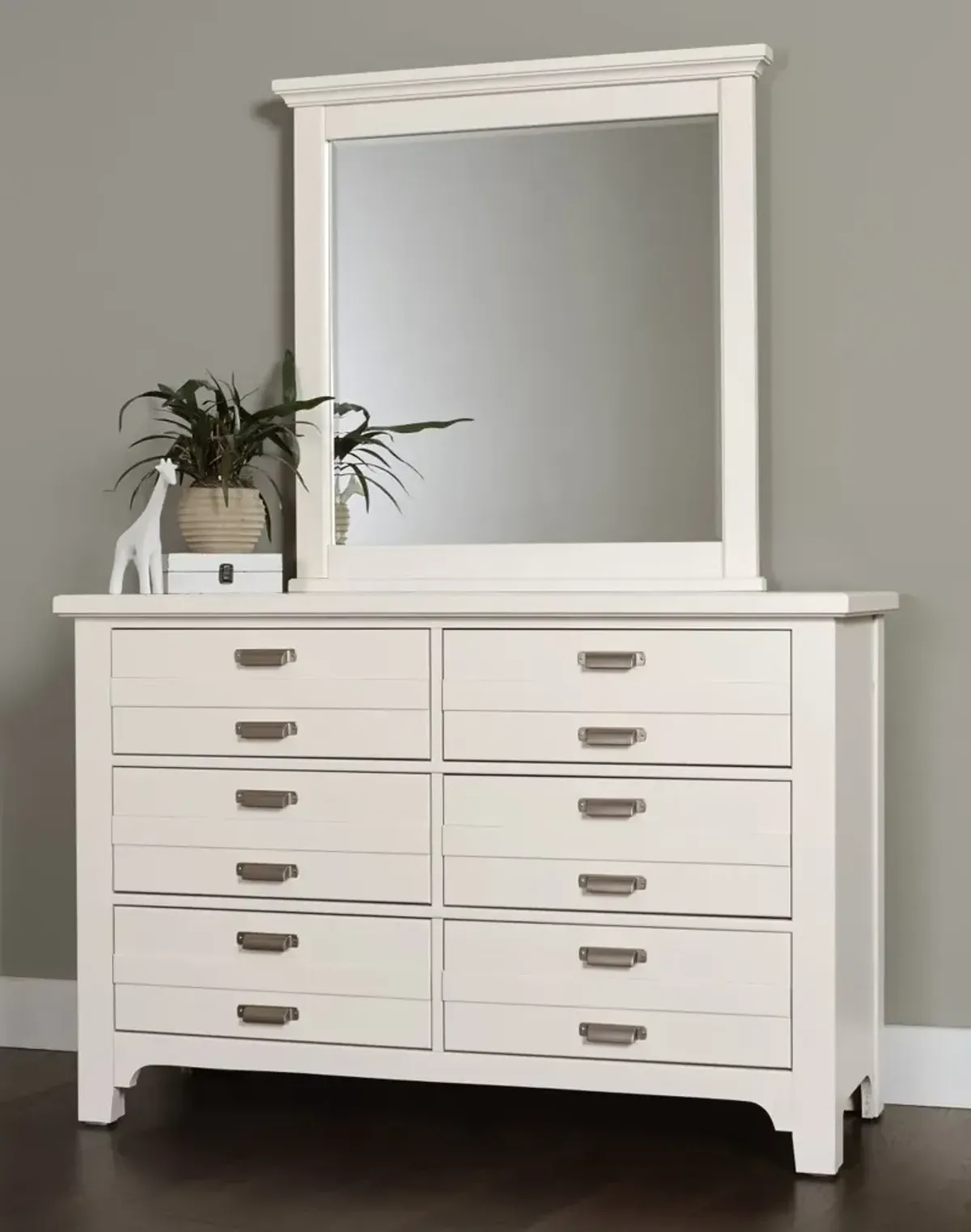 Bungalow Lattice 6-Drawer Double Dresser