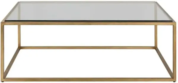 Uttermost Bravura Gold Coffee Table