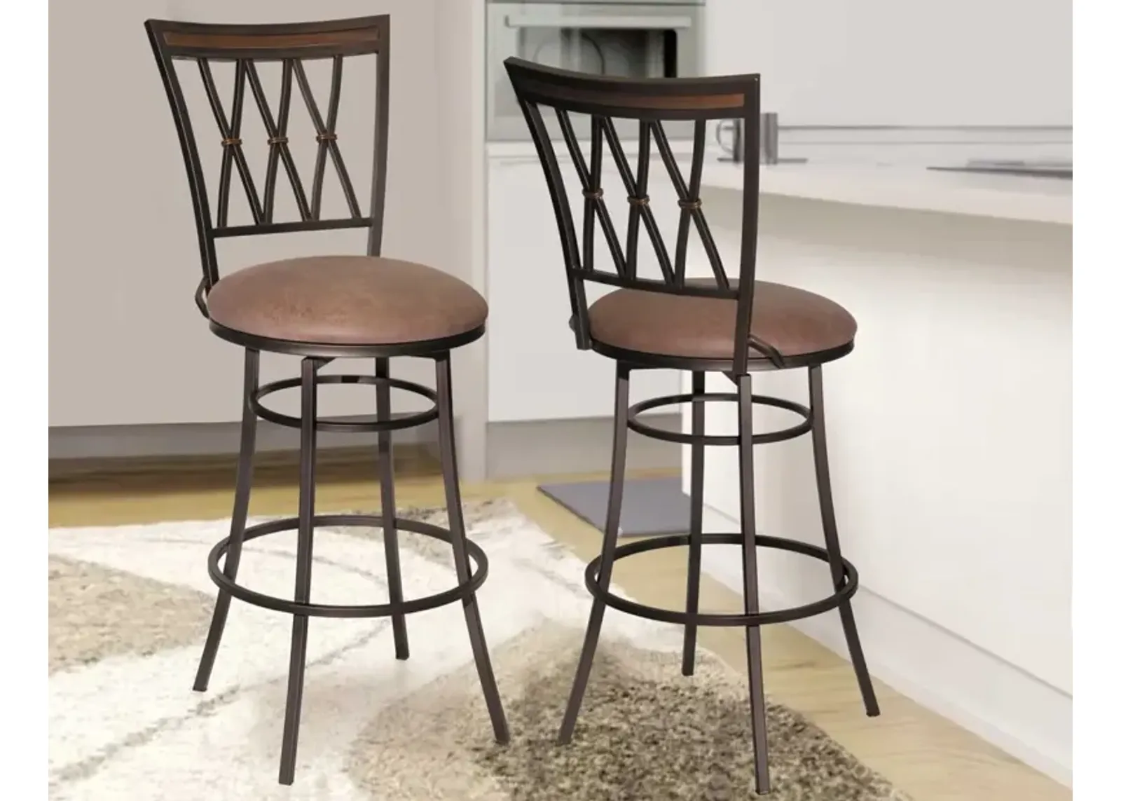 Steve Silver Sedona Dark Camel Bar Stool