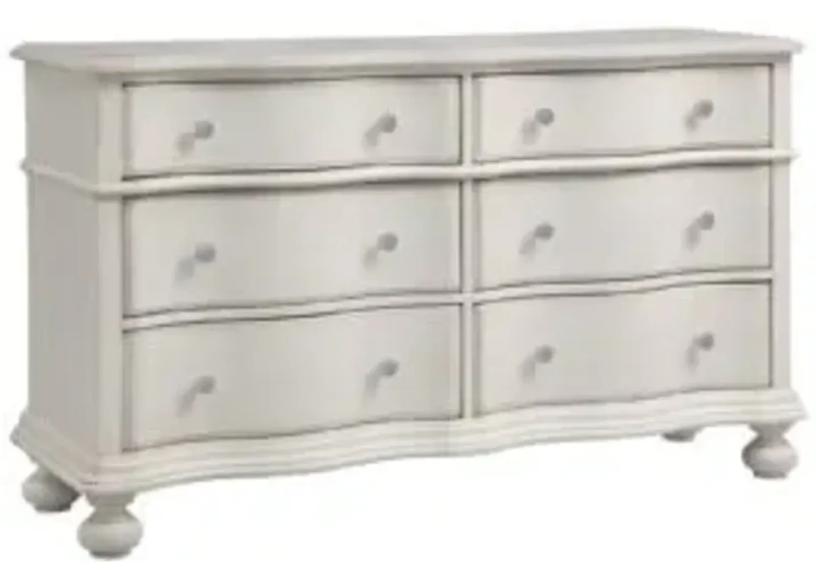 American Woodcrafters Rodanthe Bureau in Dove White