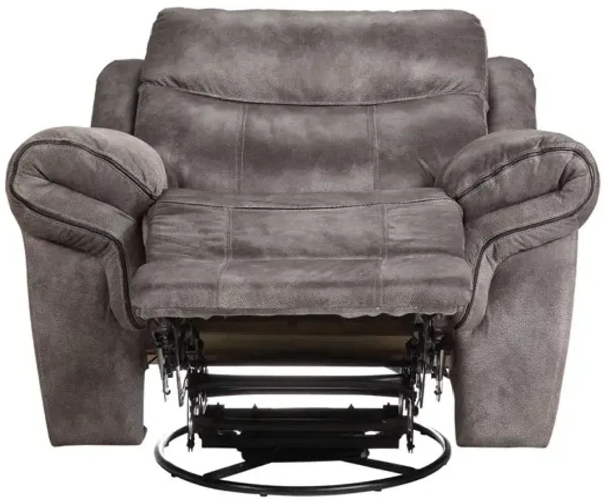 Steve Silver Nashville Manual Glider Recliner Console Loveseat In Cocoa