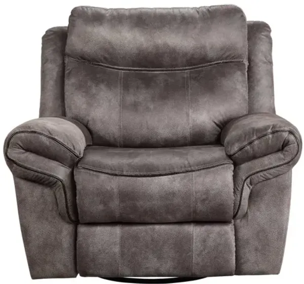 Steve Silver Nashville Manual Glider Recliner Console Loveseat In Cocoa