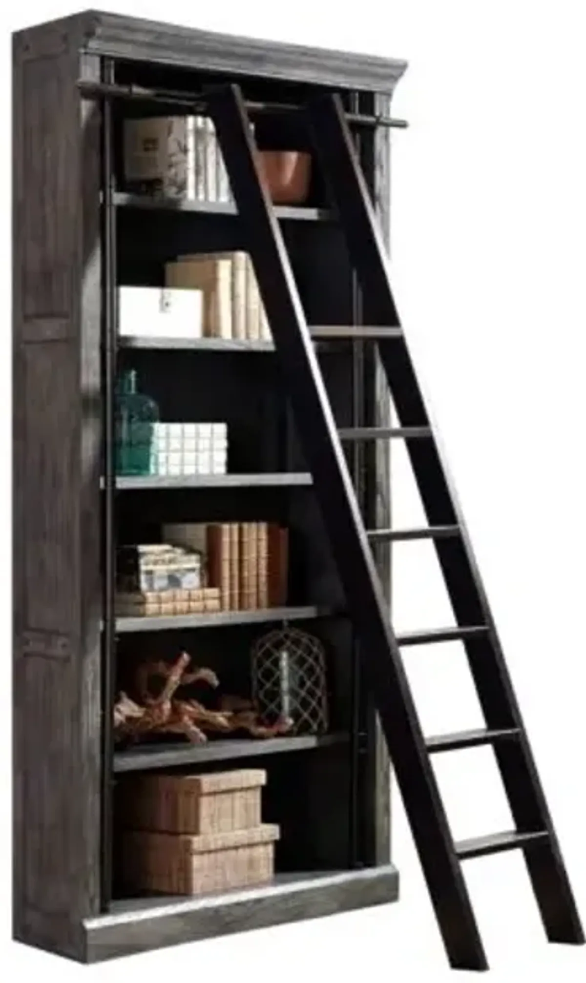 Martin Furniture Avondale Rustic Gray 94 Inch Tall Bookcase