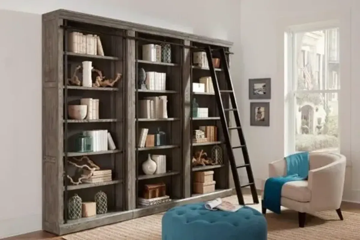 Martin Furniture Avondale Rustic Gray 94 Inch Tall Bookcase