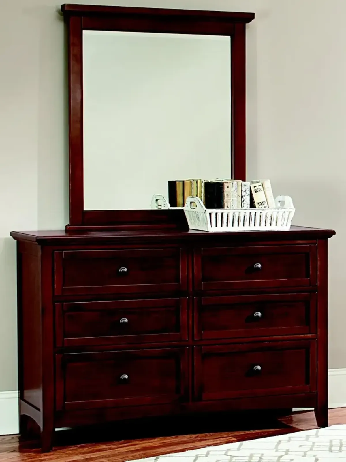 Vaughan-Bassett Bonanza Cherry 6-Drawer Double Dresser