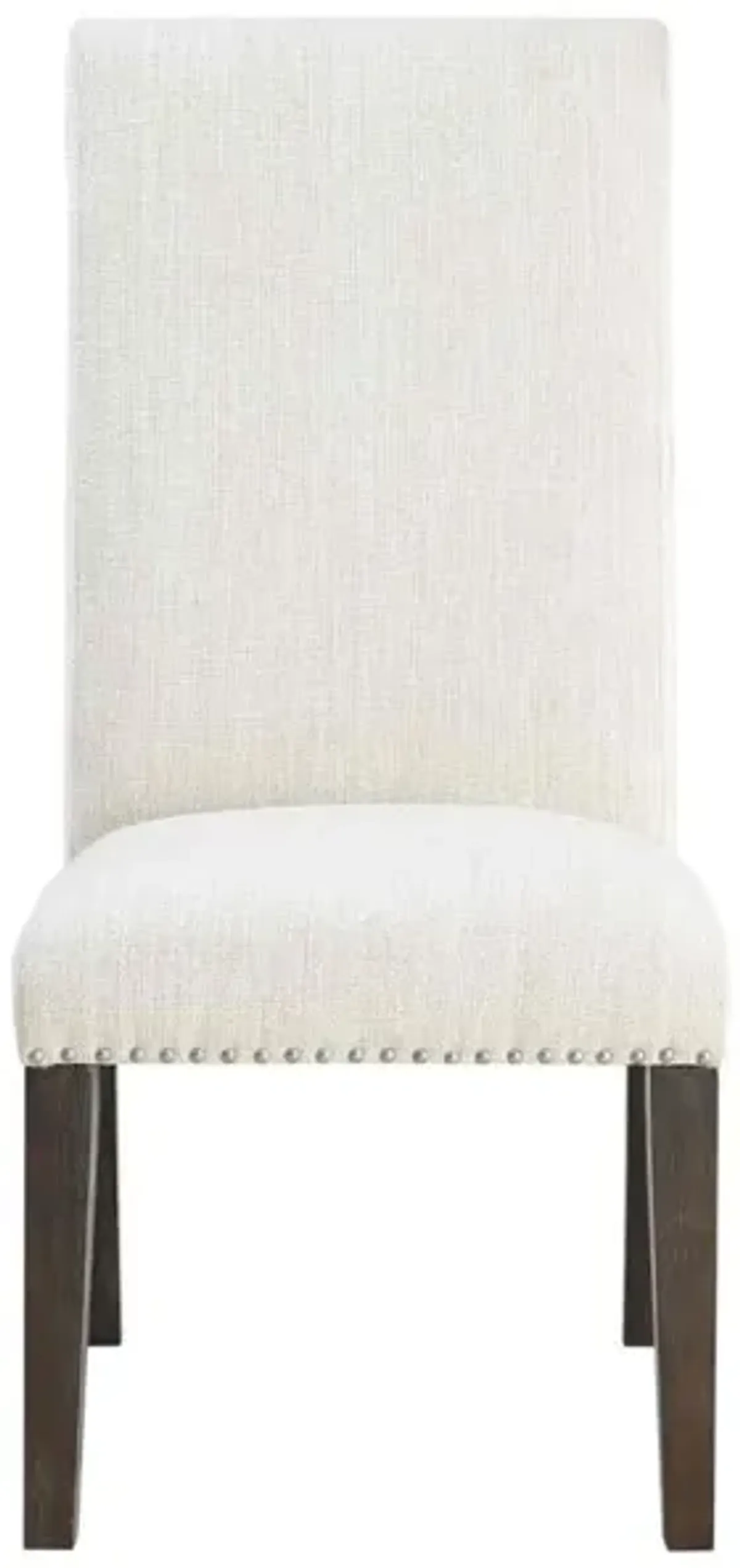 Steve Silver Hutchins Cream/Dusty Charcoal Dining Side Armless Chair