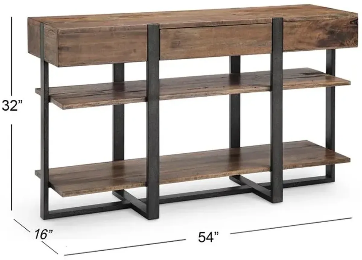 Magnussen Wood Rectangular Sofa Table Prescott