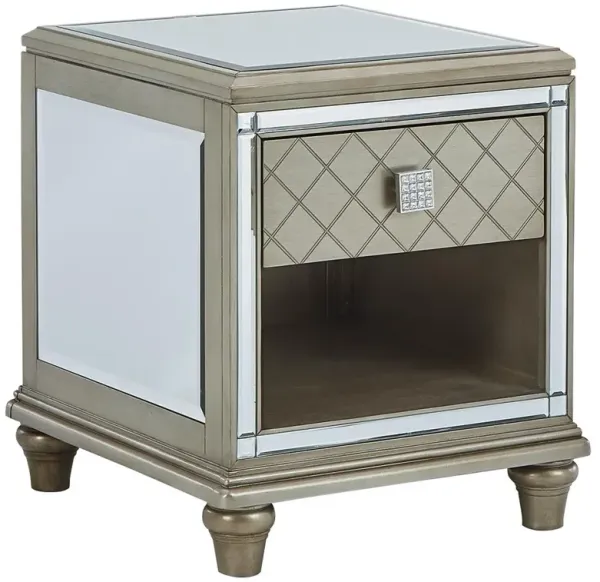 Ashley Chevanna End Table Square Platinum