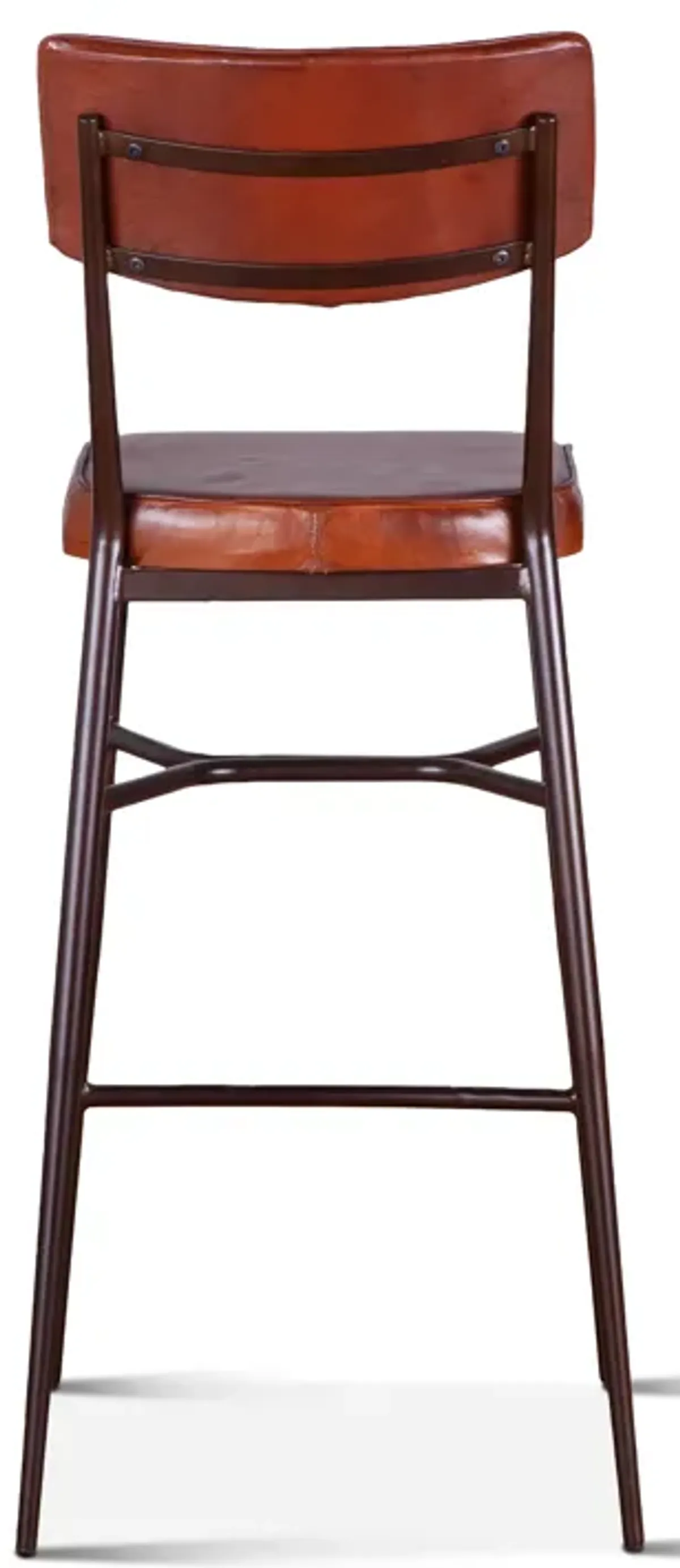 Home Trends Design Wellington High Back Leather Bar Chair