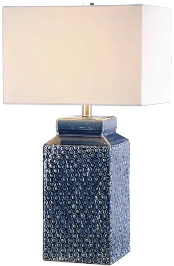 Uttermost Pero Sapphire Blue Table Lamp