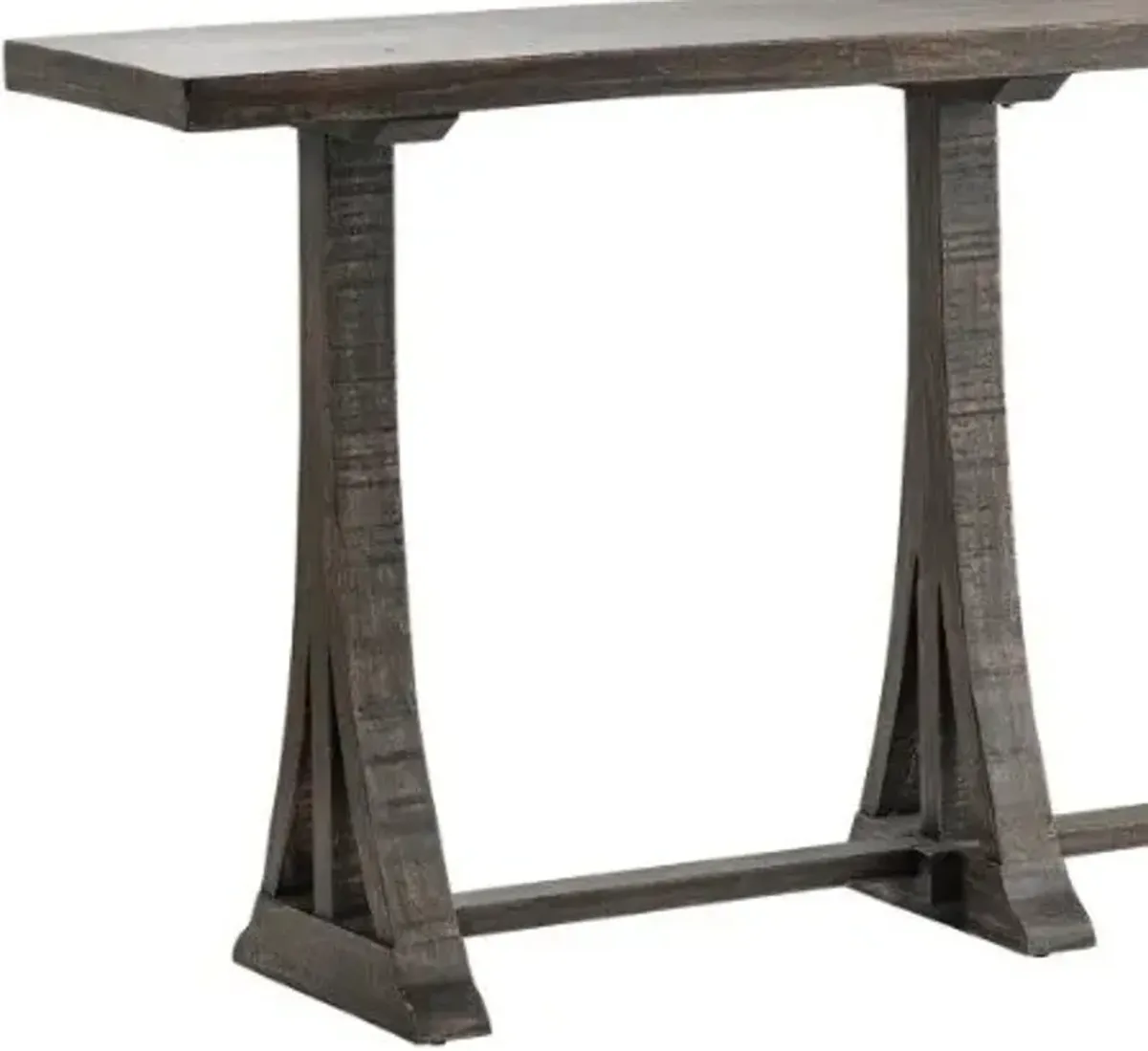 Crestview Alpine Dark Brown Console Table