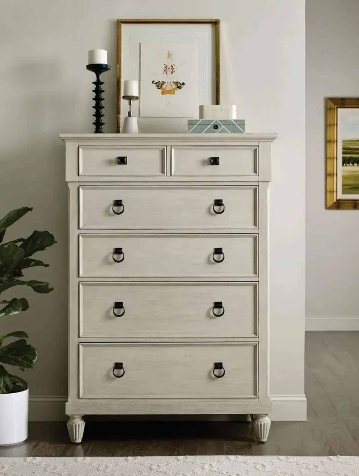 American Drew Grand Bay Egret Tybee-Drawer Chest